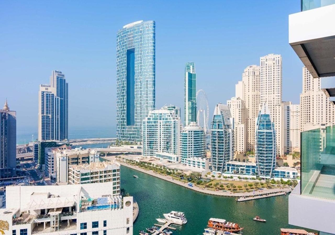 Dubai Marina Walk Gem Modern Apartments With Pool & Gym Access, Steps To Beach & Metro Managed By Sunnyhomes Luaran gambar